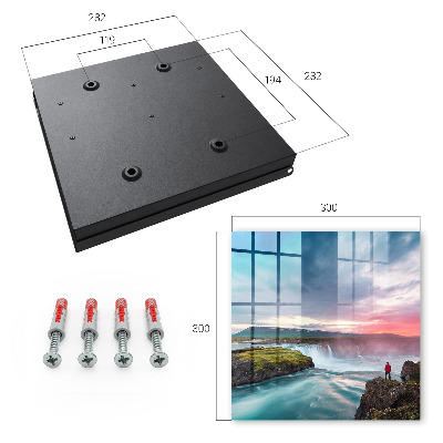 Key cabinet for wall The power of nature