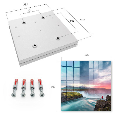 Key cabinet for wall The power of nature