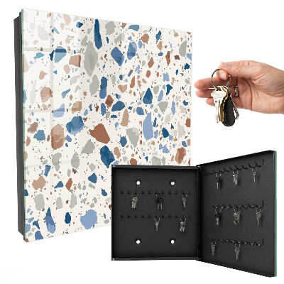 Key cabinet for wall Stone mosaic