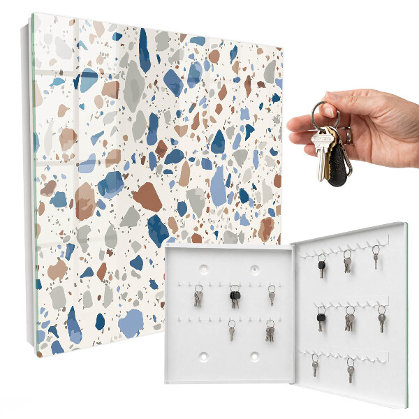 Key cabinet for wall Stone mosaic