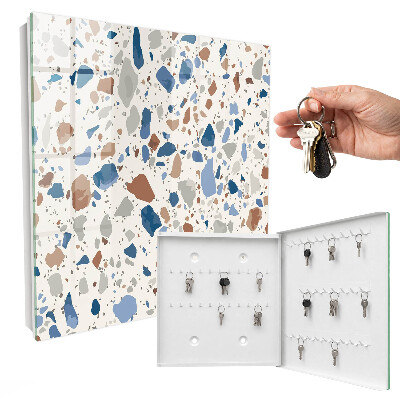Key cabinet for wall Stone mosaic