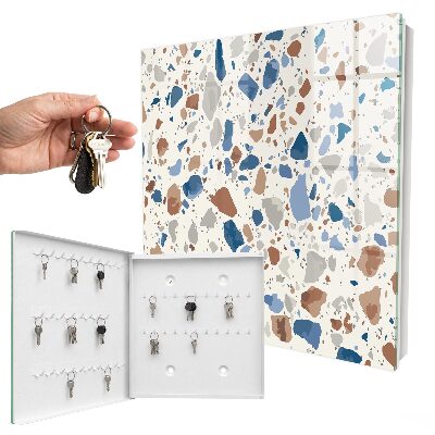 Key cabinet for wall Stone mosaic