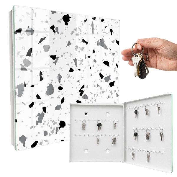 Key box Monochromatic terrazzo