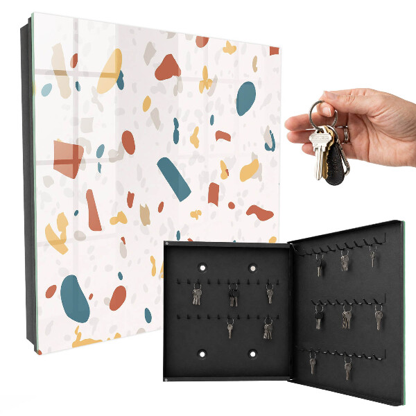Key cabinet for wall Abstract composition
