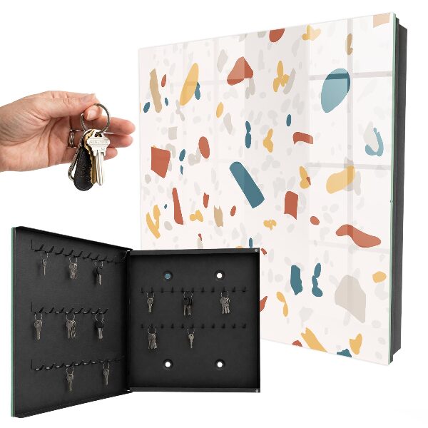 Key cabinet for wall Abstract composition
