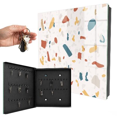 Key cabinet for wall Abstract composition