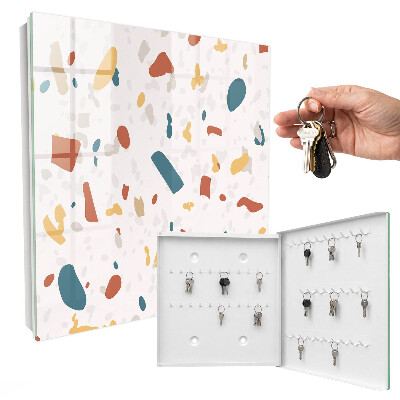 Key cabinet for wall Abstract composition