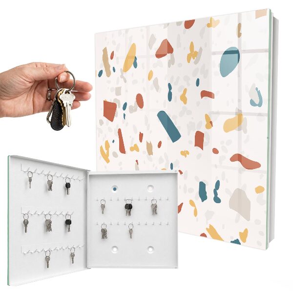 Key cabinet for wall Abstract composition