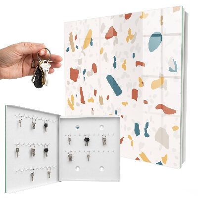 Key cabinet for wall Abstract composition