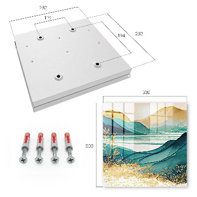 Key storage box Turquoise Mountains