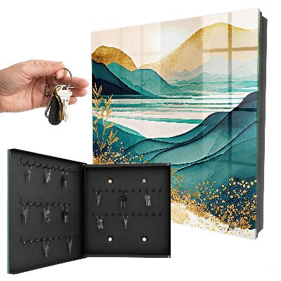Key storage box Turquoise Mountains