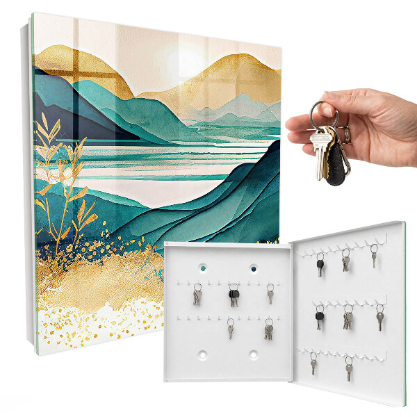 Key storage box Turquoise Mountains