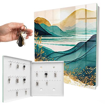 Key storage box Turquoise Mountains