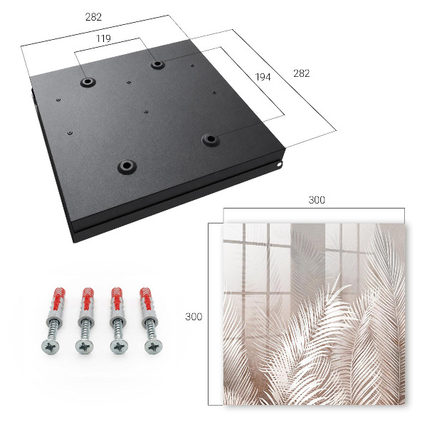 Key cabinet for wall Leaves of elegance