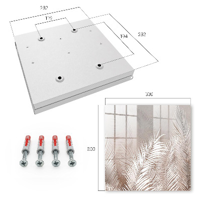 Key cabinet for wall Leaves of elegance