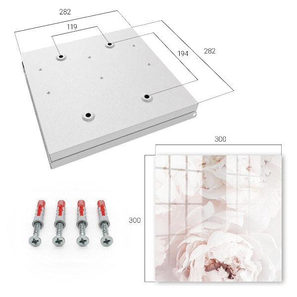 Key cabinet for wall Subtle elegance