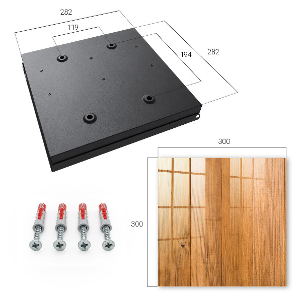 Key cabinet for wall Wooden texture