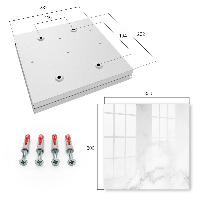 Key storage box Marble elegance