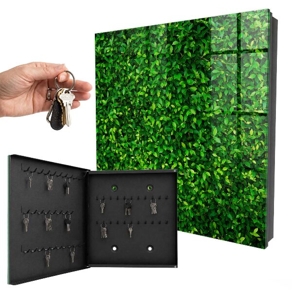 Key cabinet for wall Green garden