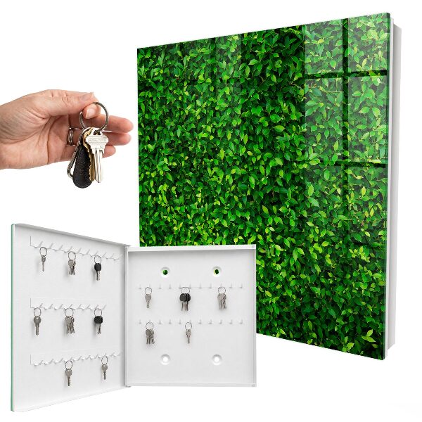 Key cabinet for wall Green garden