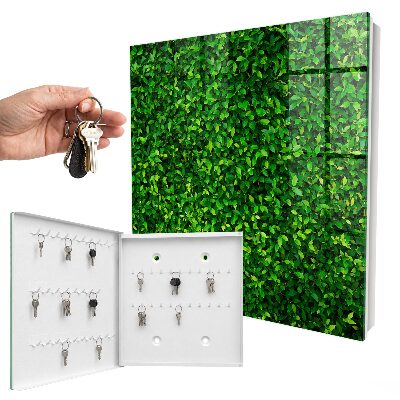 Key cabinet for wall Green garden