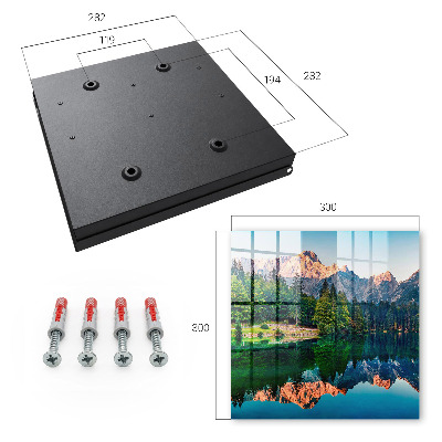 Key box Mountain landscape