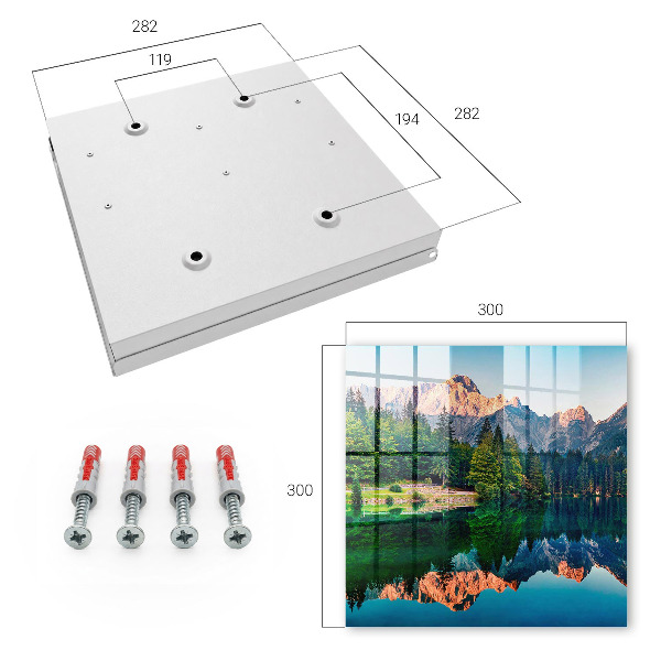 Key box Mountain landscape