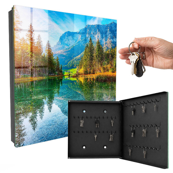 with mountain landscape print