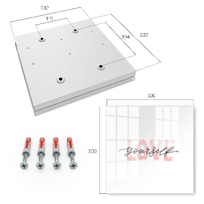 Key storage box Love yourself