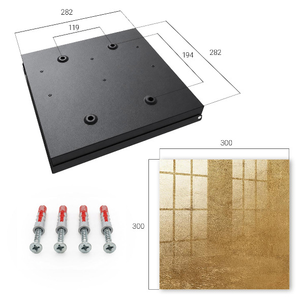 Key cabinet for wall Warm texture