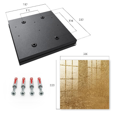 Key cabinet for wall Warm texture