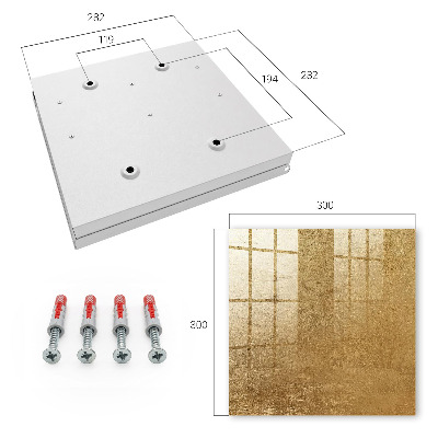 Key cabinet for wall Warm texture