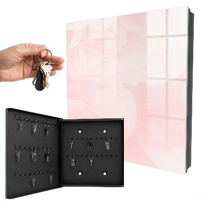 Key storage box Pastel roses