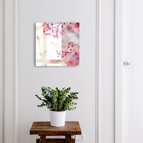 Key cabinet for wall The magic of flowers
