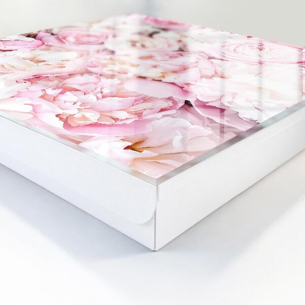 Key cabinet for wall Pastel flowers