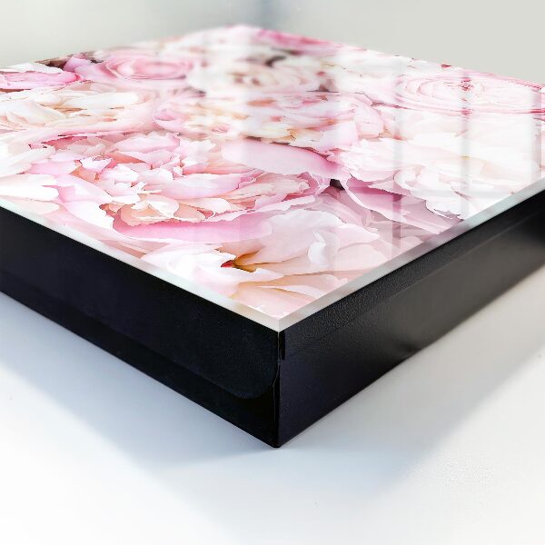 Key cabinet for wall Pastel flowers