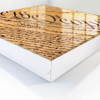 Key storage box Old document