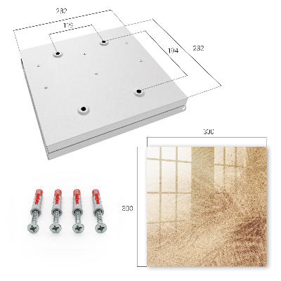 Key cabinet for wall Traces of foam
