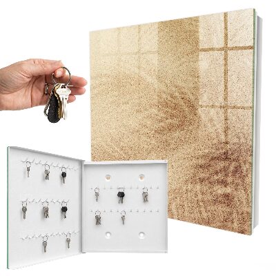 Key cabinet for wall Traces of foam