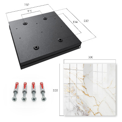 Key box Beautiful marble pattern
