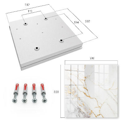 Key box Beautiful marble pattern