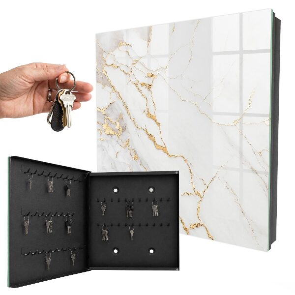 Key box Beautiful marble pattern