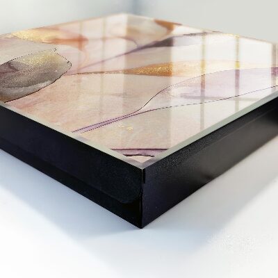 Key cabinet for wall Pastel leaves