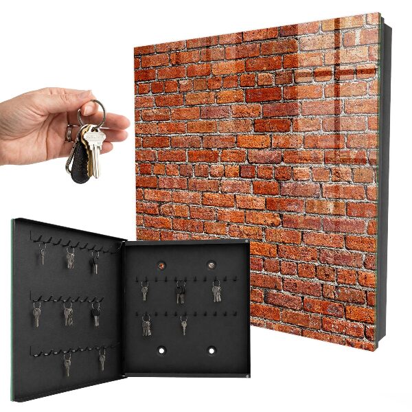 Key storage box Brick wall