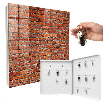 Key storage box Brick wall