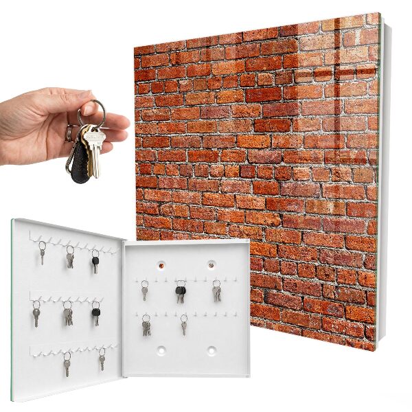 Key storage box Brick wall
