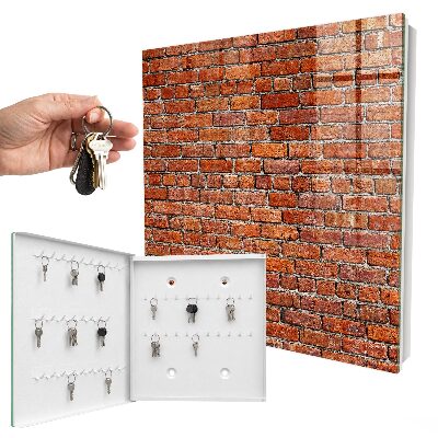 Key storage box Brick wall