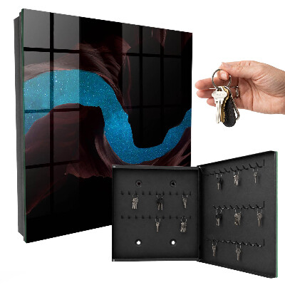 Key cabinet for wall Space rocks