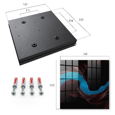 Key cabinet for wall Space rocks