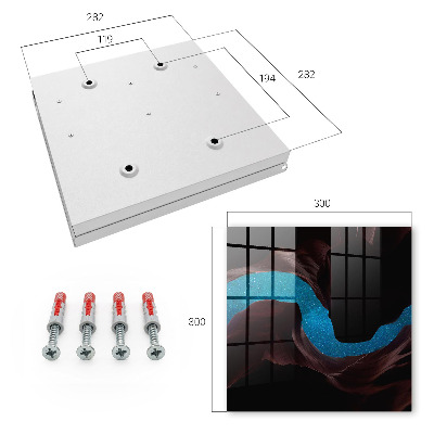 Key cabinet for wall Space rocks